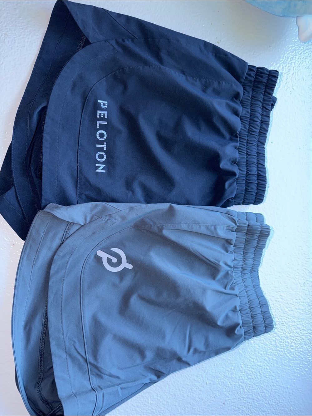 Peloton Brand Navy and Gray Performance Running Shorts Two-Pack